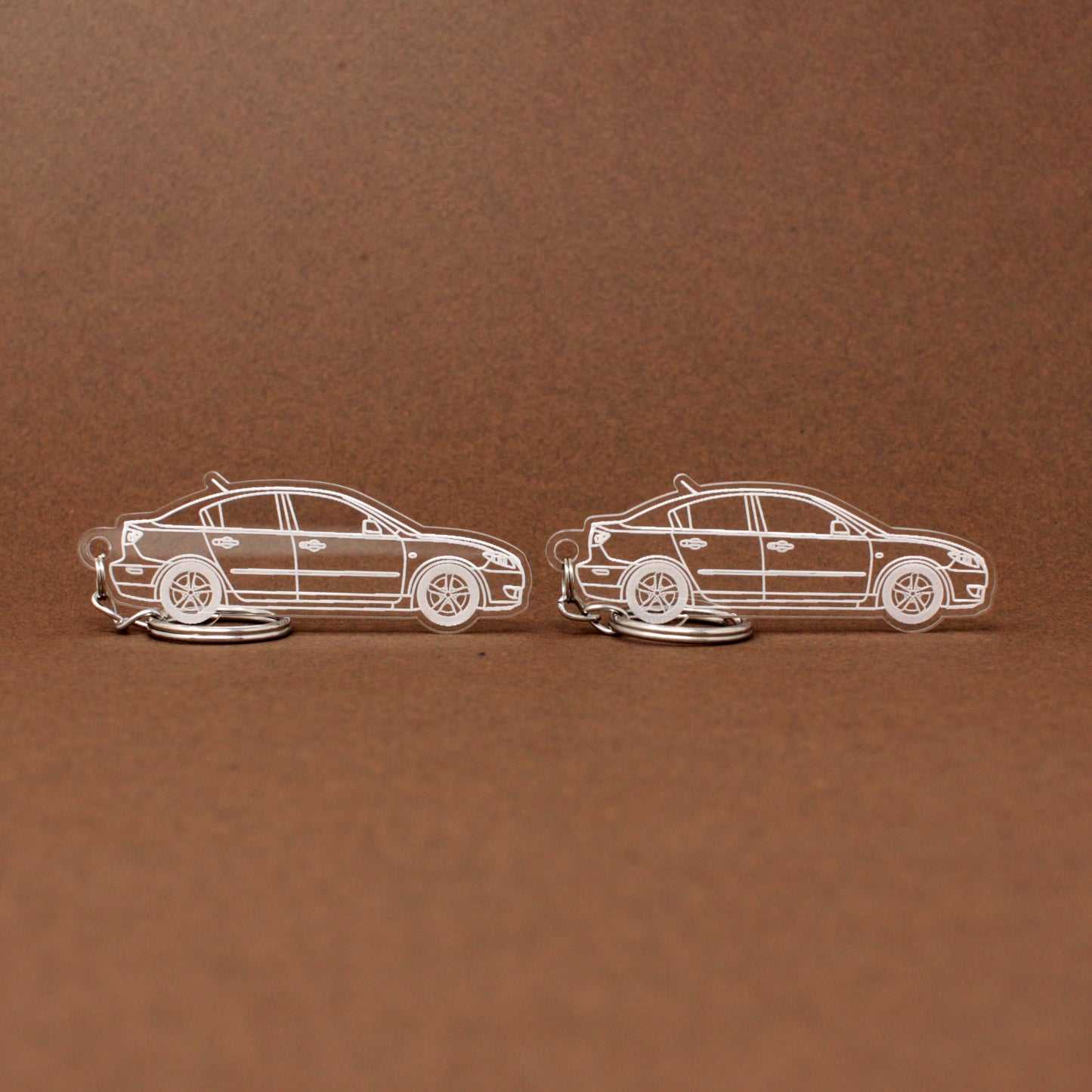 Mazda 3 Keychain First Gen Sedan | 2004-2009 (1 Pair)