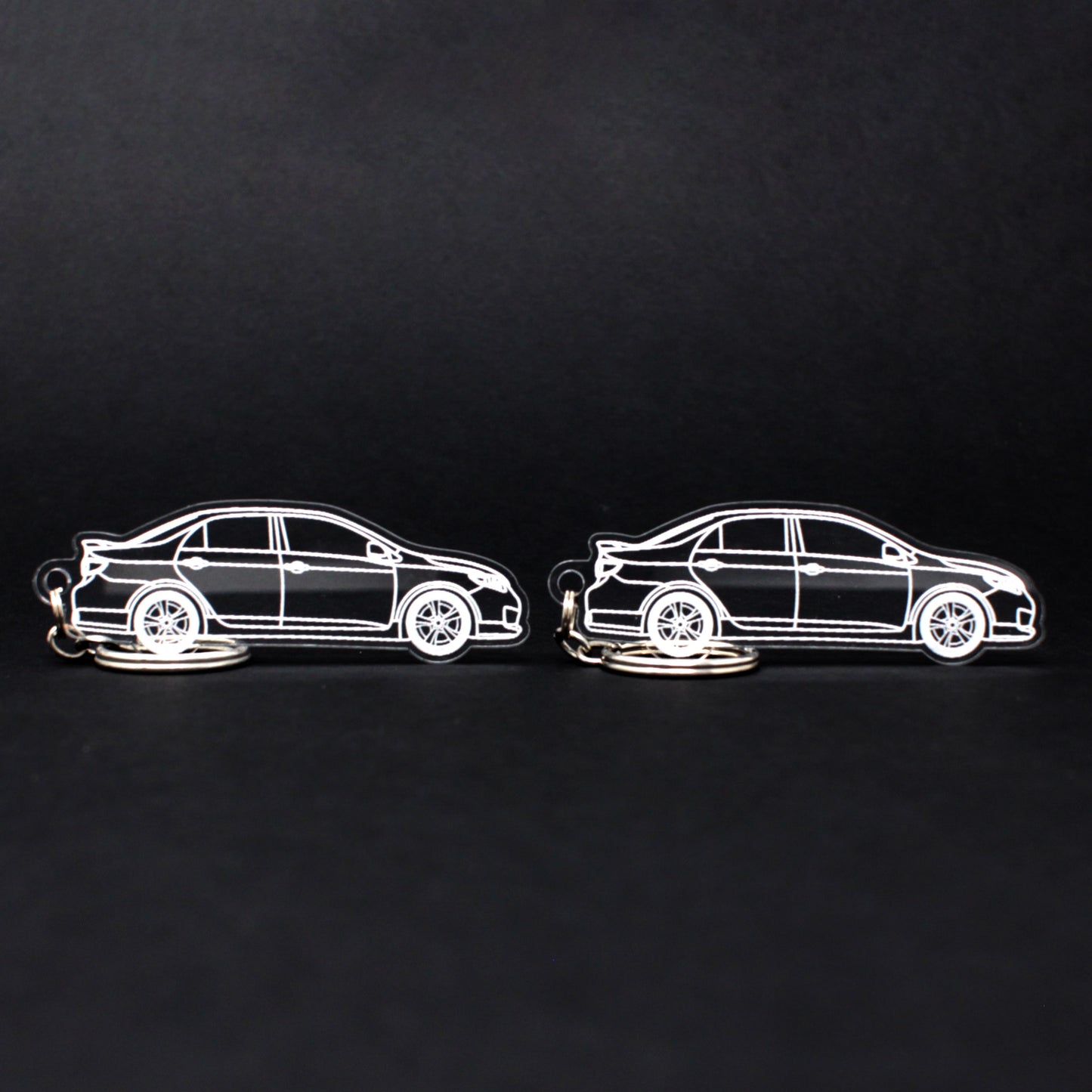 Toyota Corolla Keychain 10th Gen E140 E150 Sedan | 2009-2013 (1 Pair)