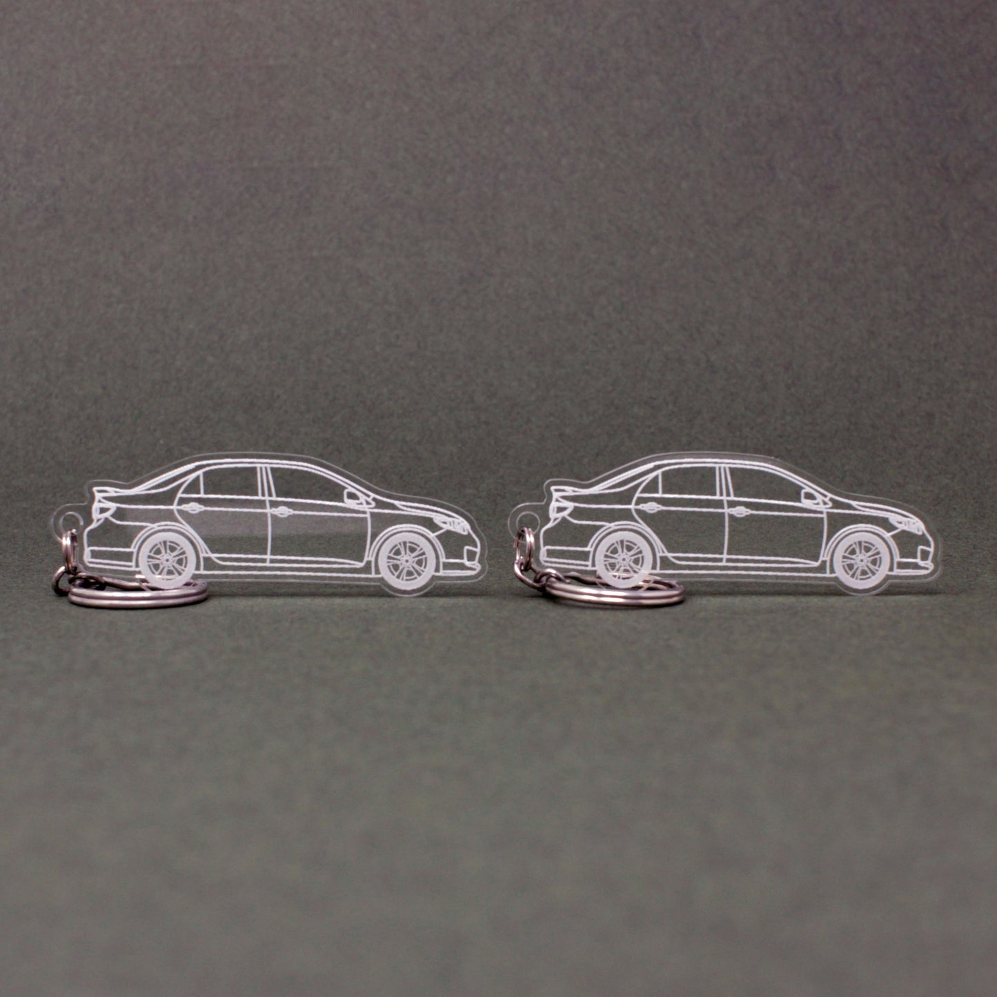 Toyota Corolla Keychain 10th Gen E140 E150 Sedan | 2009-2013 (1 Pair)