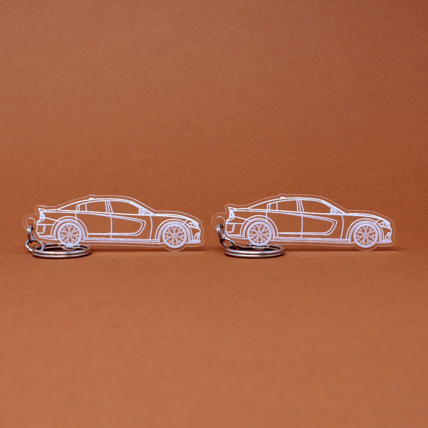 Dodge Charger Keychain Hellcat | 2015-2022 (1 Pair)