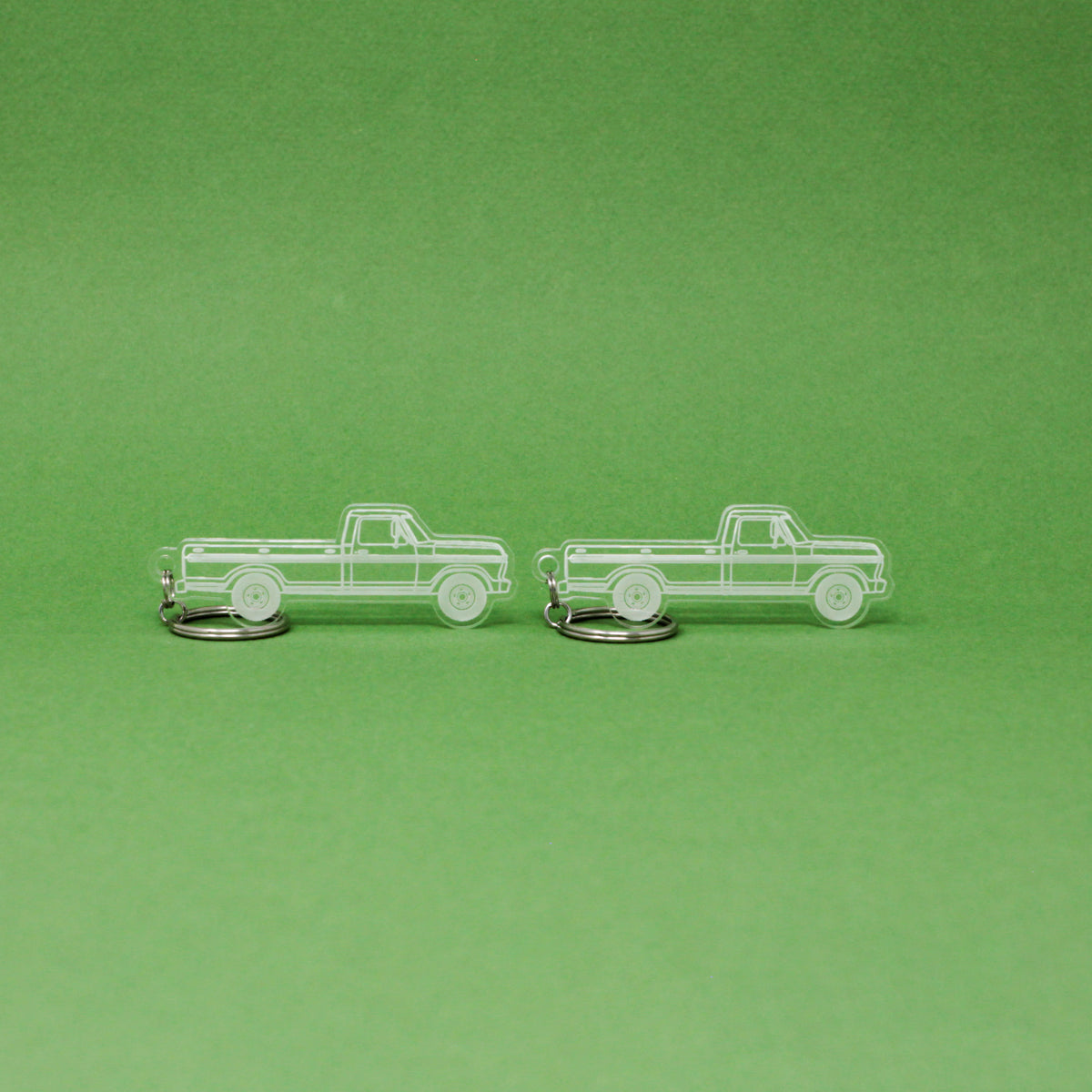 Ford F-250 Keychain 6th Gen Reg Cab Long Box | 1973-1979