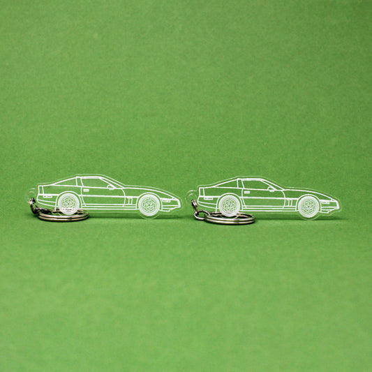 Chevrolet Corvette Keychain C4 Hardtop | 1984-1996 (1 Pair)