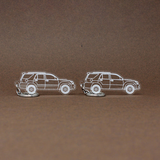 Toyota 4Runner Hilux Surf Keychain 4th Gen N210 | 2003-2009 (1 Pair)