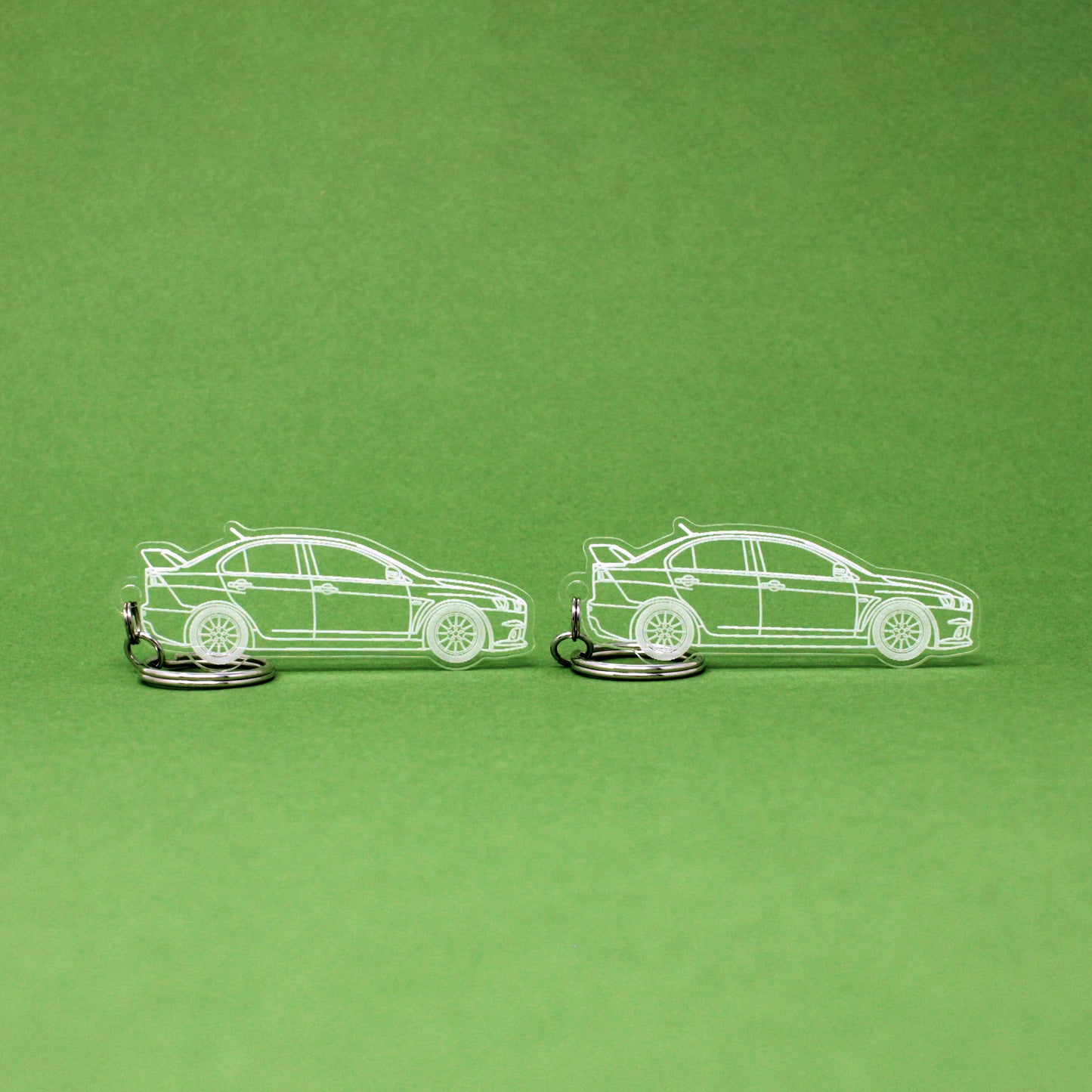 Mitsubishi Lancer Evo X Keychain | 2007-2015 (1 Pair)