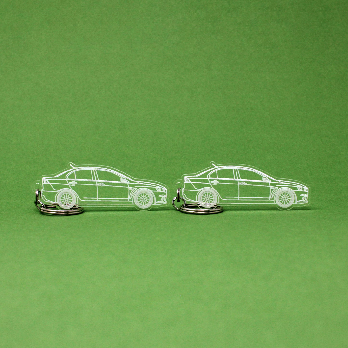 Mitsubishi Lancer Evo X Keychain | 2007-2015 (1 Pair)