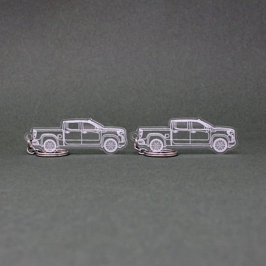GMC Sierra 1500 Keychain 4th Gen | 2019-2025 (1 Pair)