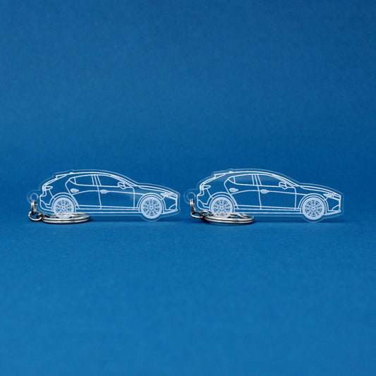 Mazda 3 Keychain 4th Gen Hatchback | 2019-2025 (1 Pair)