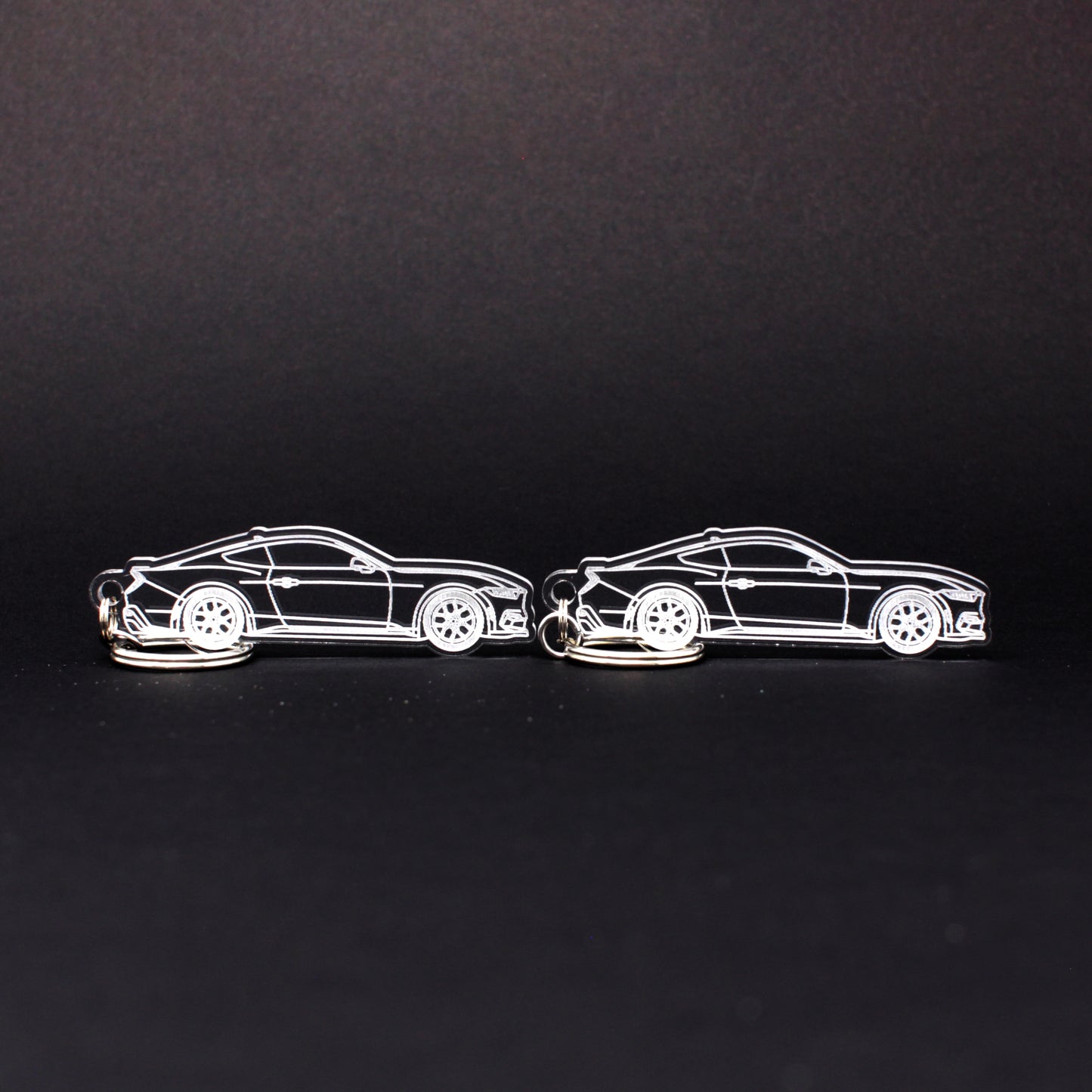 Ford Mustang Keychain Fastback | 2024-2025 (1 Pair)