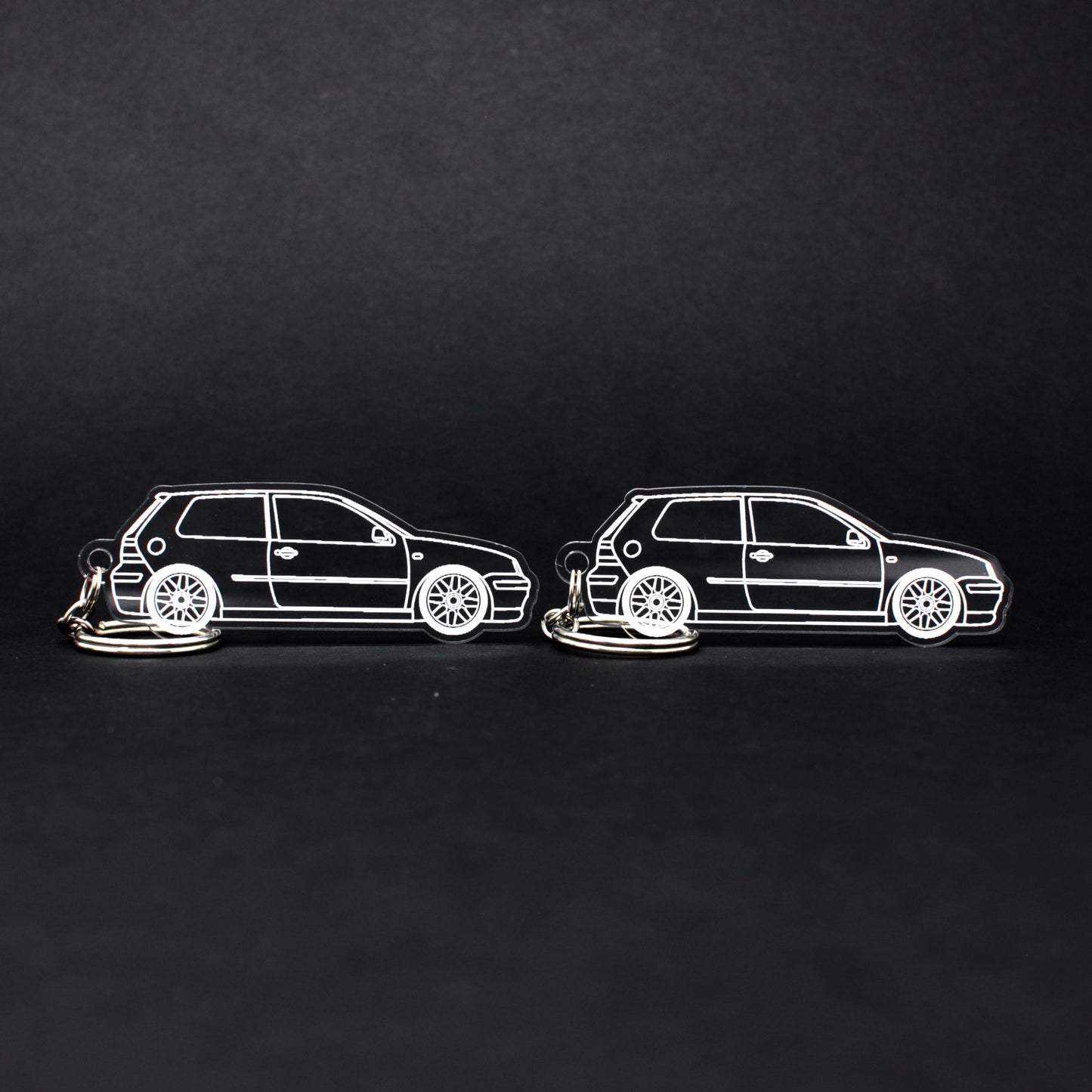 VW Volkswagen Golf GTI Keychain MK4 Hatchback | 1999-2005.5 (1 Pair)