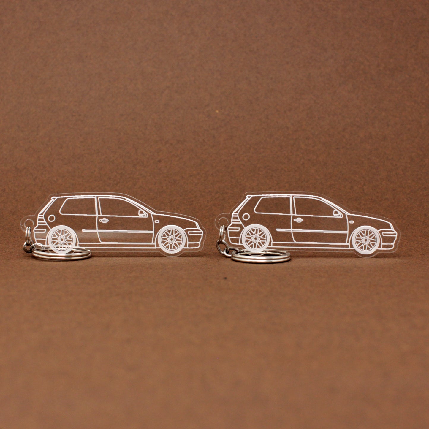 VW Volkswagen Golf GTI Keychain MK4 Hatchback | 1999-2005.5 (1 Pair)