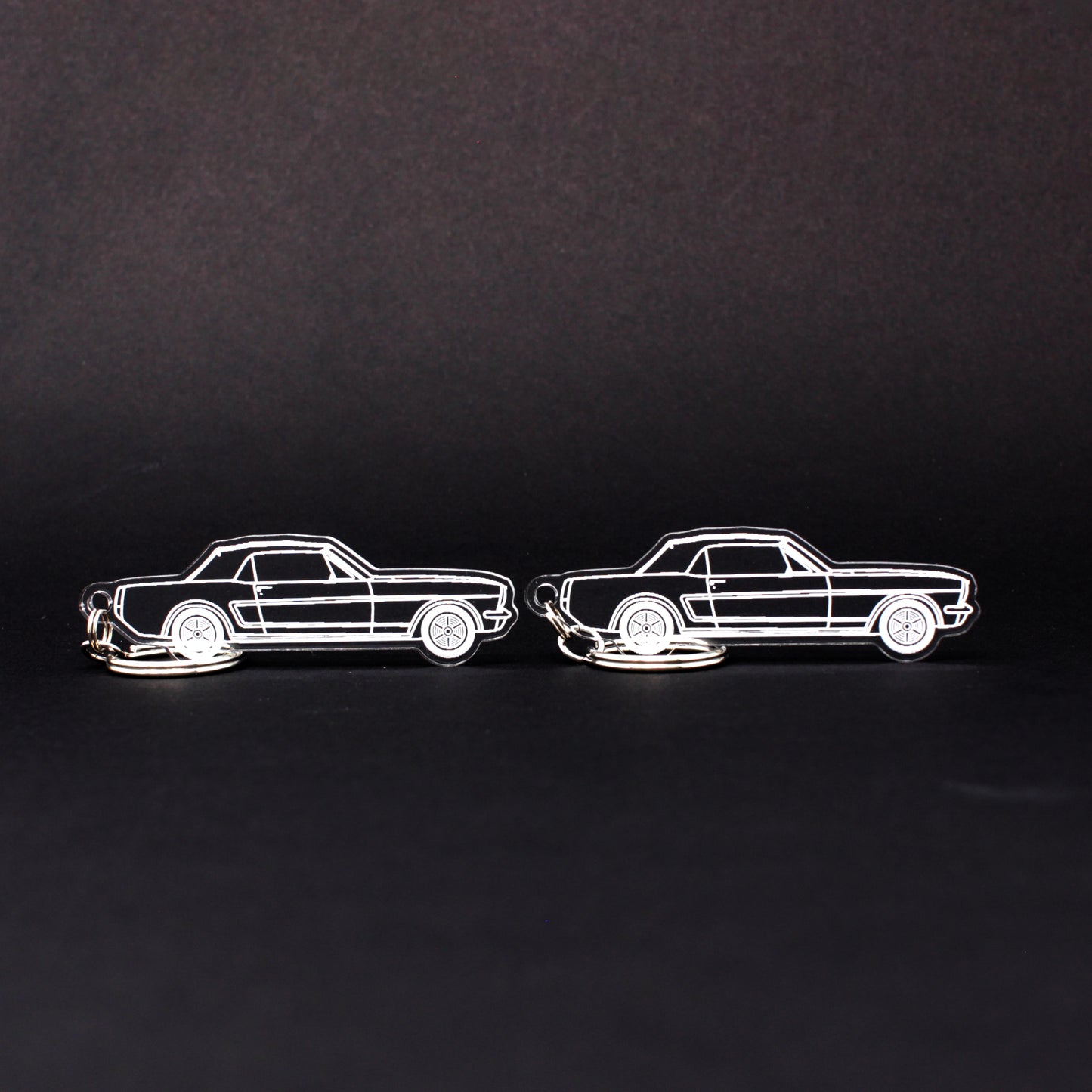 Ford Mustang Keychain 1st Gen Convertible | 1965-1973 (1 Pair)