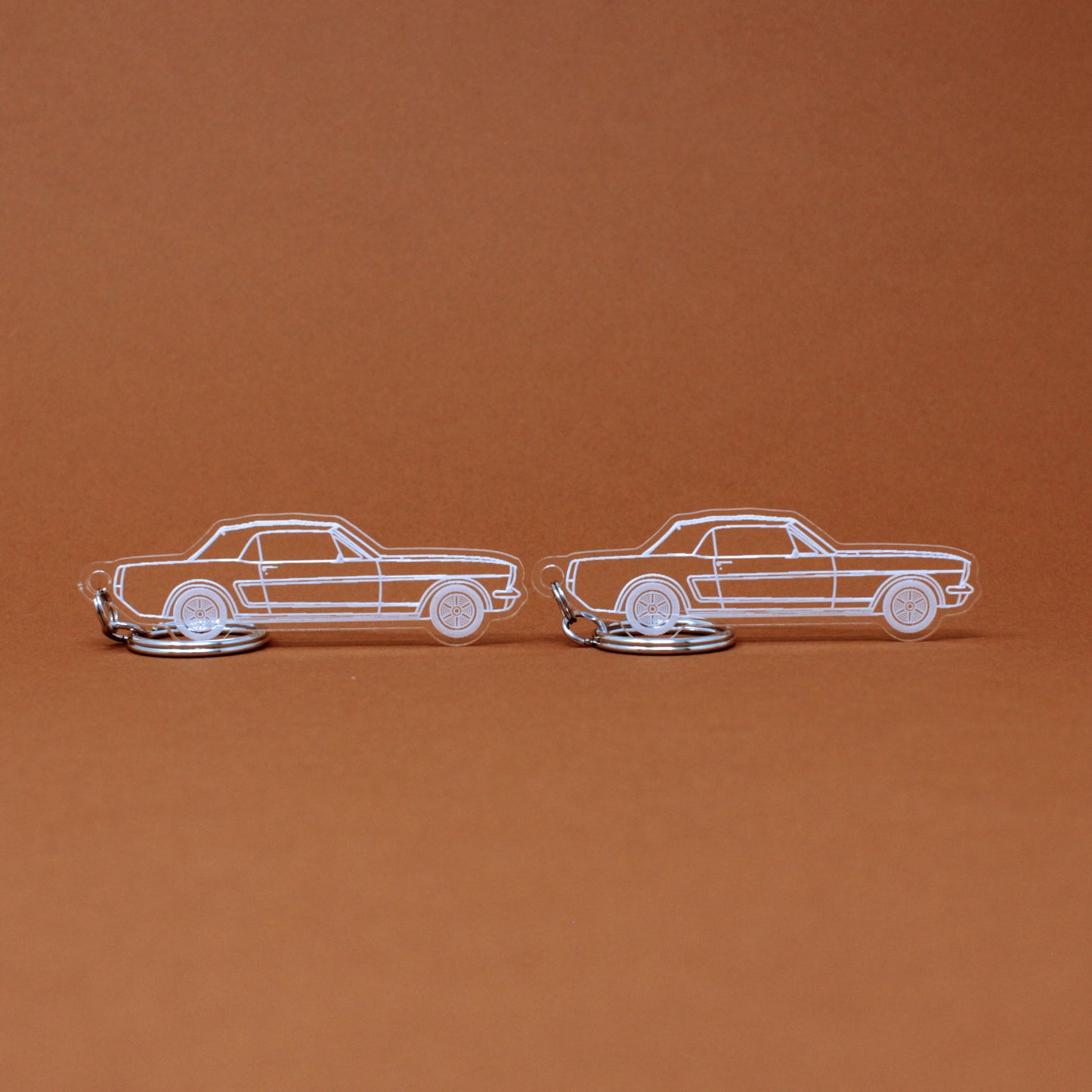 Ford Mustang Keychain 1st Gen Convertible | 1965-1973 (1 Pair)