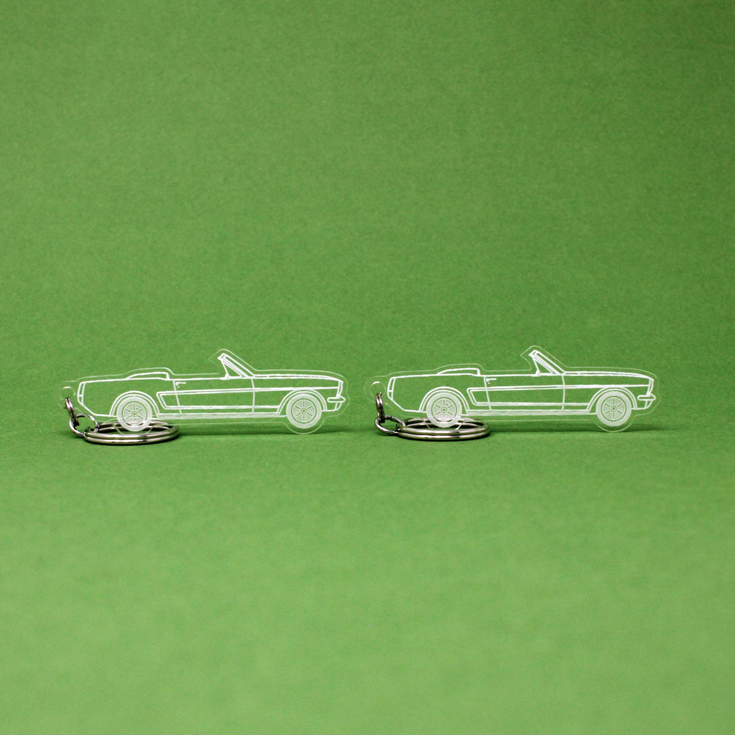 Ford Mustang Keychain 1st Gen Convertible | 1965-1973 (1 Pair)