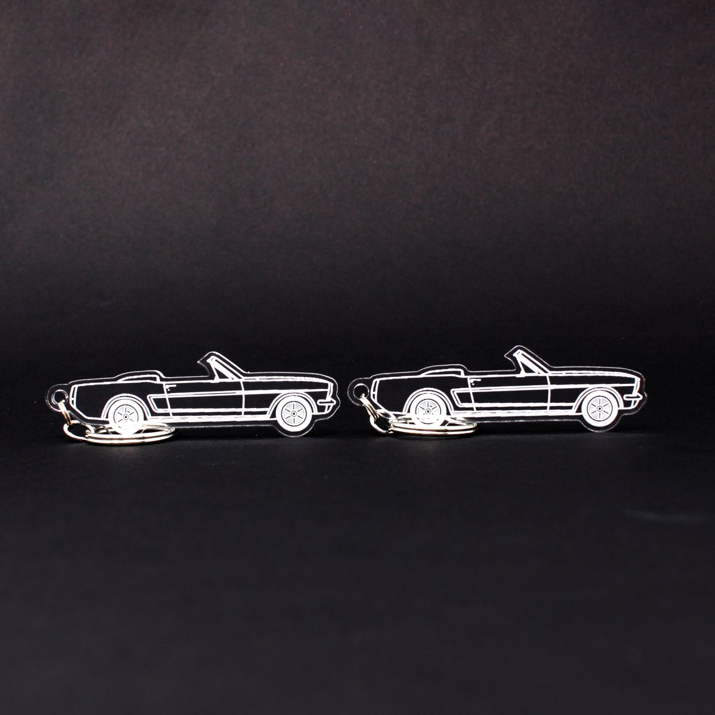 Ford Mustang Keychain 1st Gen Convertible | 1965-1973 (1 Pair)