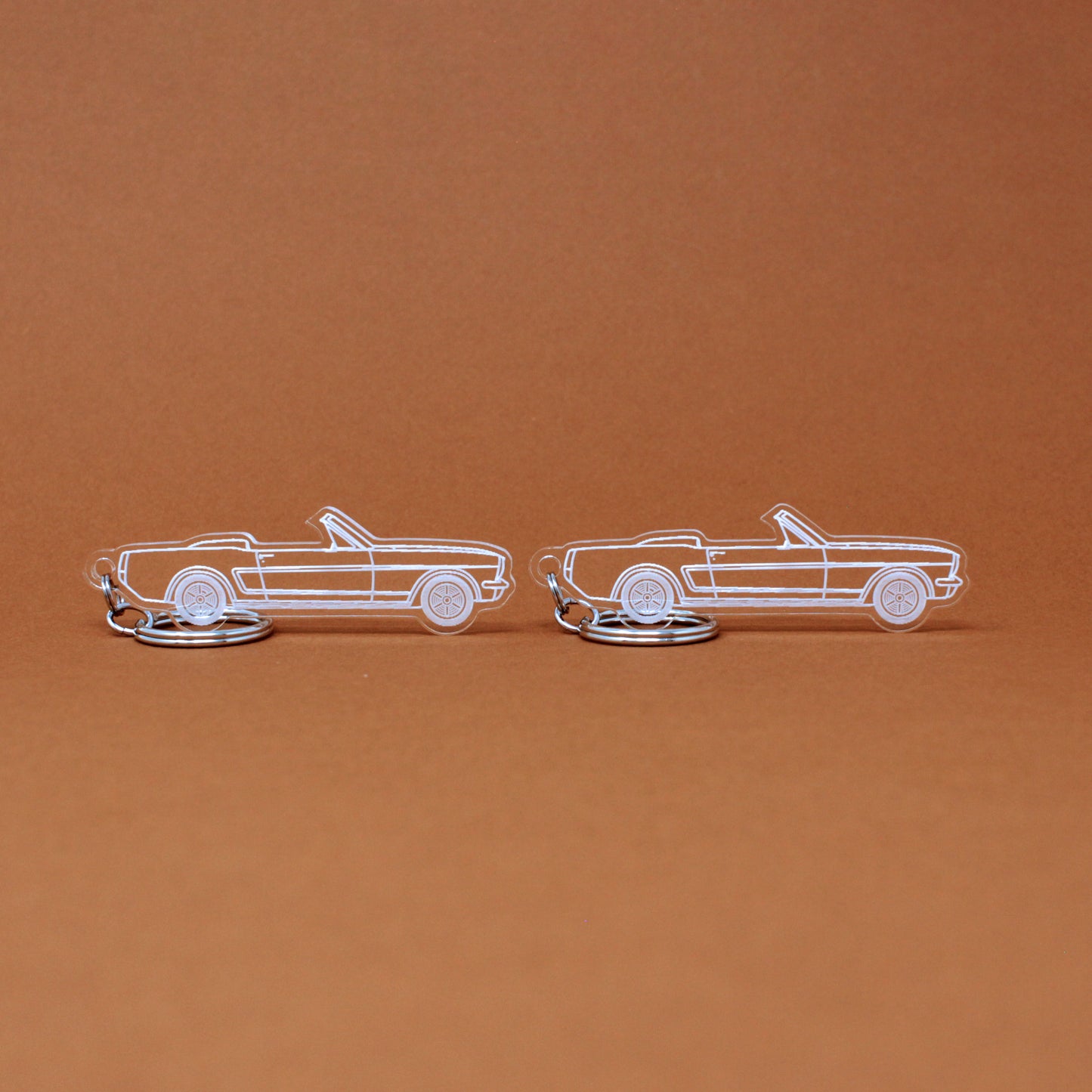 Ford Mustang Keychain 1st Gen Convertible | 1965-1973 (1 Pair)