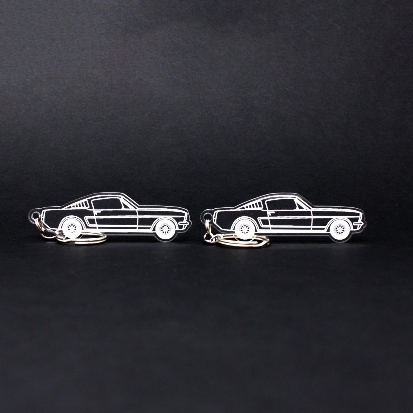 Ford Mustang Keychain 1st Gen Fastback | 1965-1973 (1 Pair)