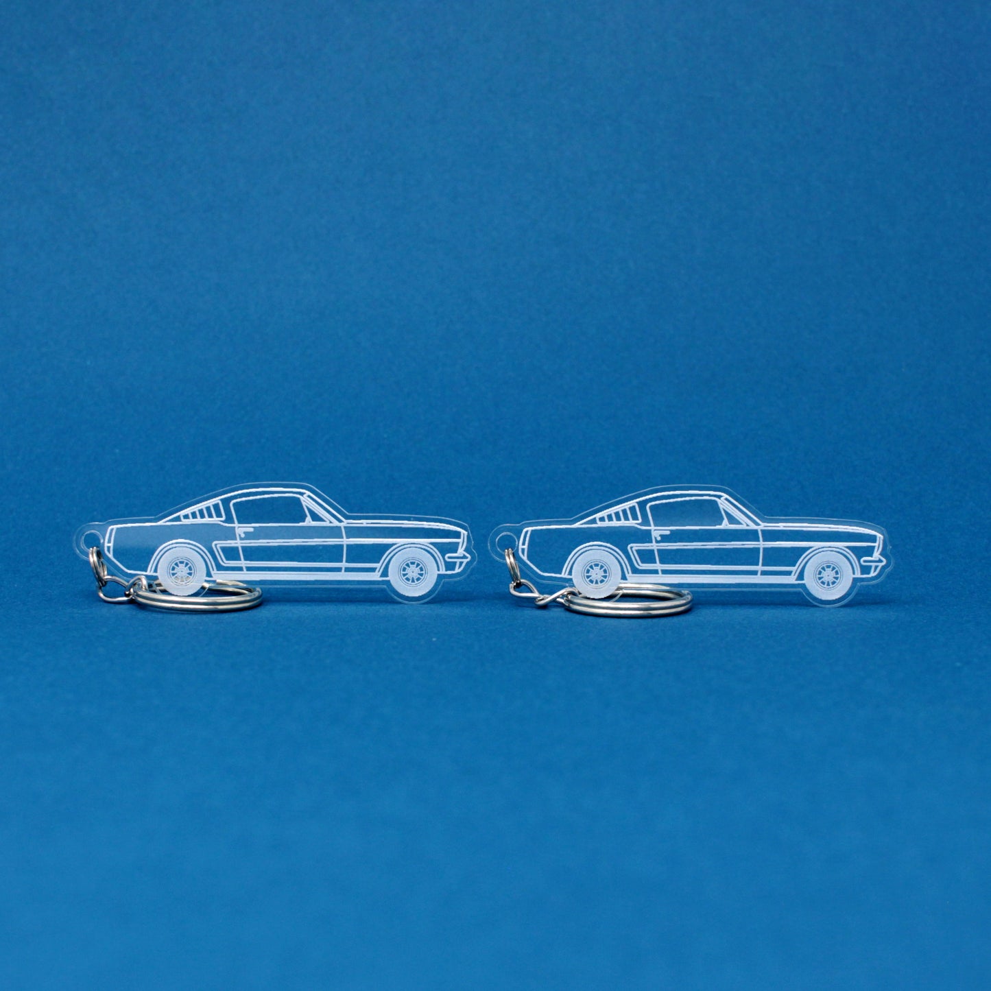 Ford Mustang Keychain 1st Gen Fastback | 1965-1973 (1 Pair)