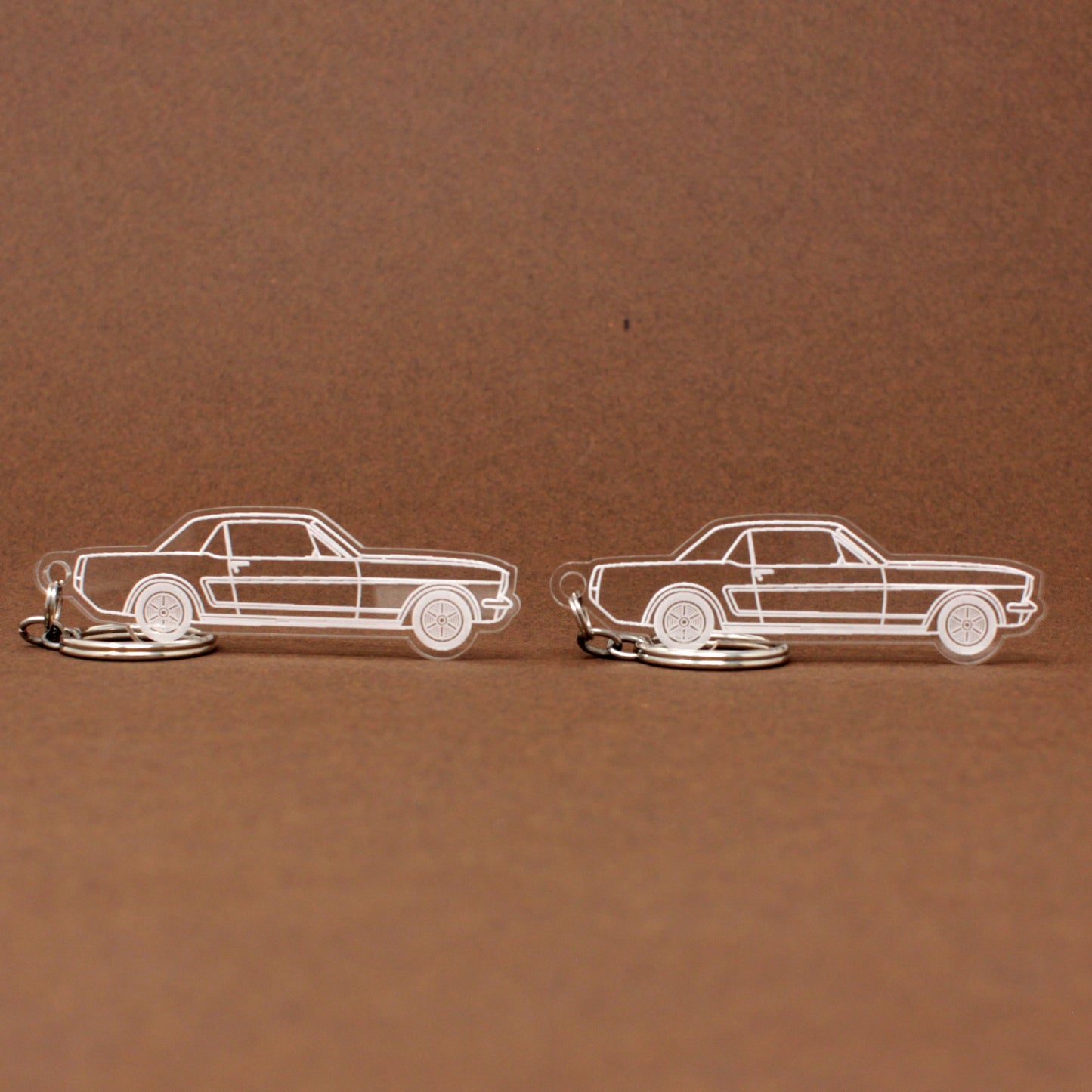 Ford Mustang Keychain 1st Gen Hardtop | 1965-1973 (1 Pair)