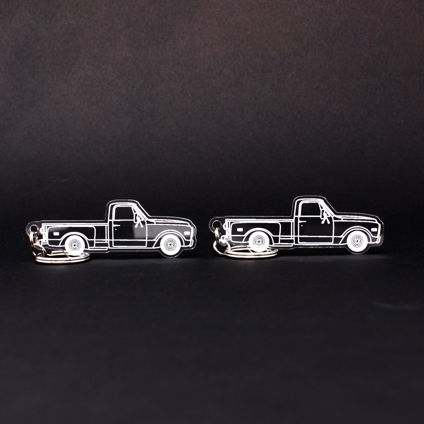 Chevrolet C10 Keychain Stepside | 1967-1972 (1 Pair)