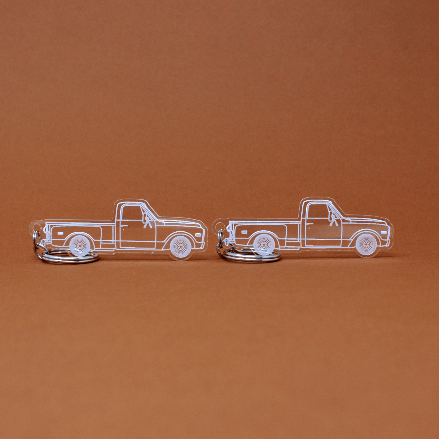 Chevrolet C10 Keychain Stepside | 1967-1972 (1 Pair)