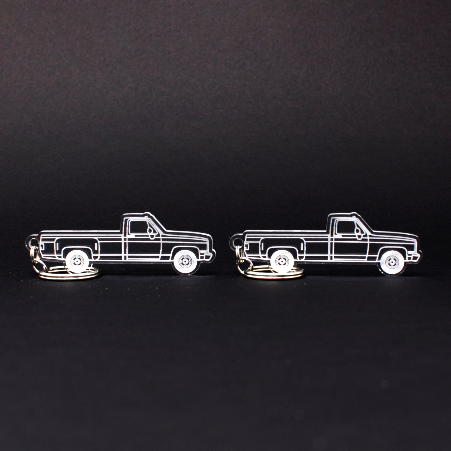Chevrolet R30 Keychain Reg Cab Dually Dooley | 1987-1991 (1 Pair)