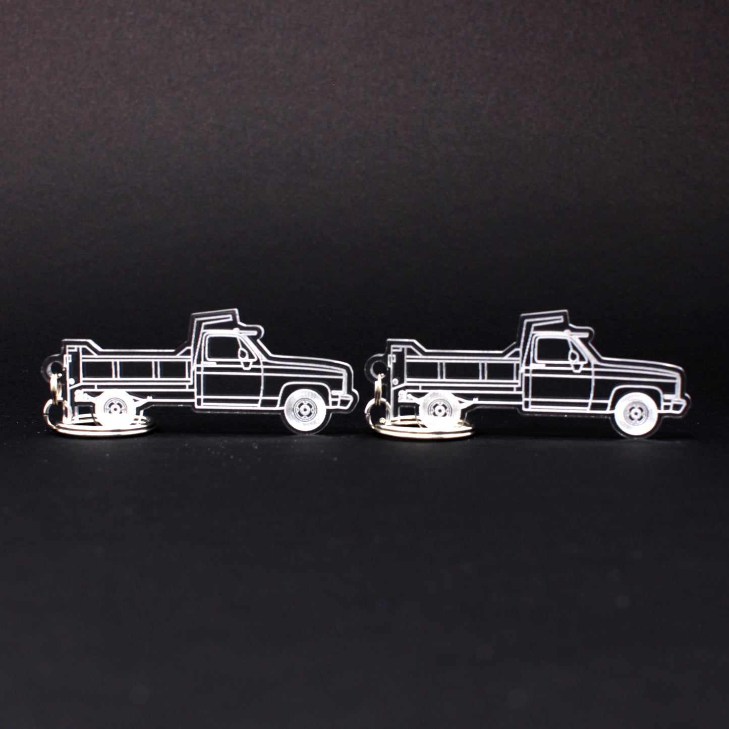 Chevrolet R30 Keychain Reg Cab Dually Dooley | 1987-1991 (1 Pair)
