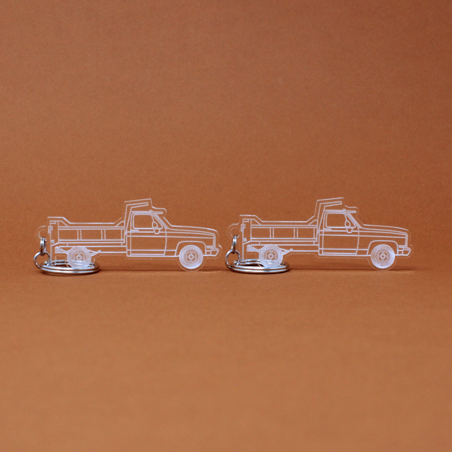 Chevrolet R30 Keychain Reg Cab Dually Dooley | 1987-1991 (1 Pair)