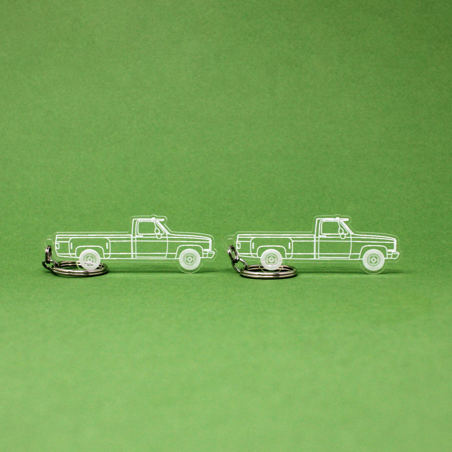 Chevrolet R30 Keychain Reg Cab Dually Dooley | 1987-1991 (1 Pair)