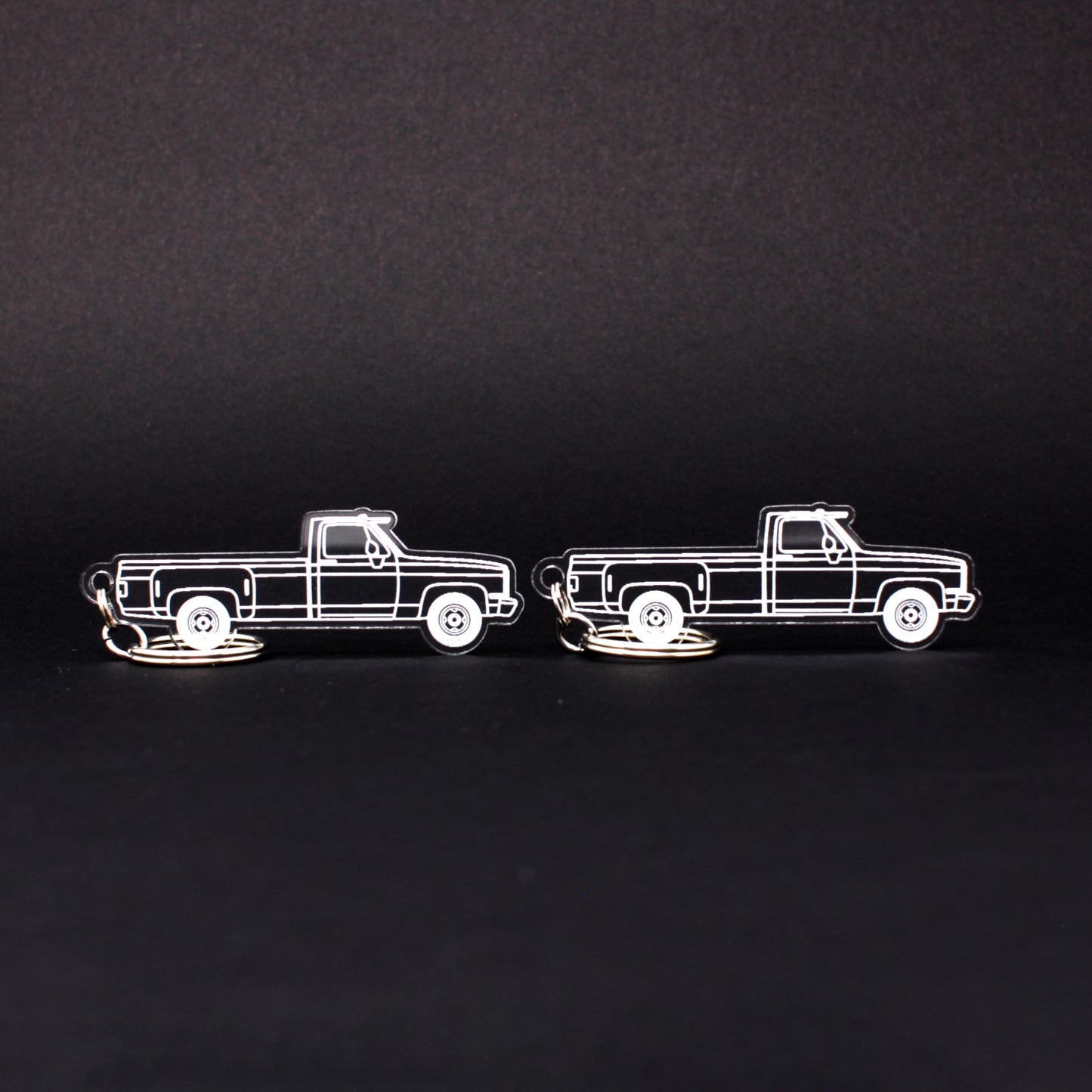 Chevrolet R30 Keychain Reg Cab Dually Dooley | 1987-1991 (1 Pair)