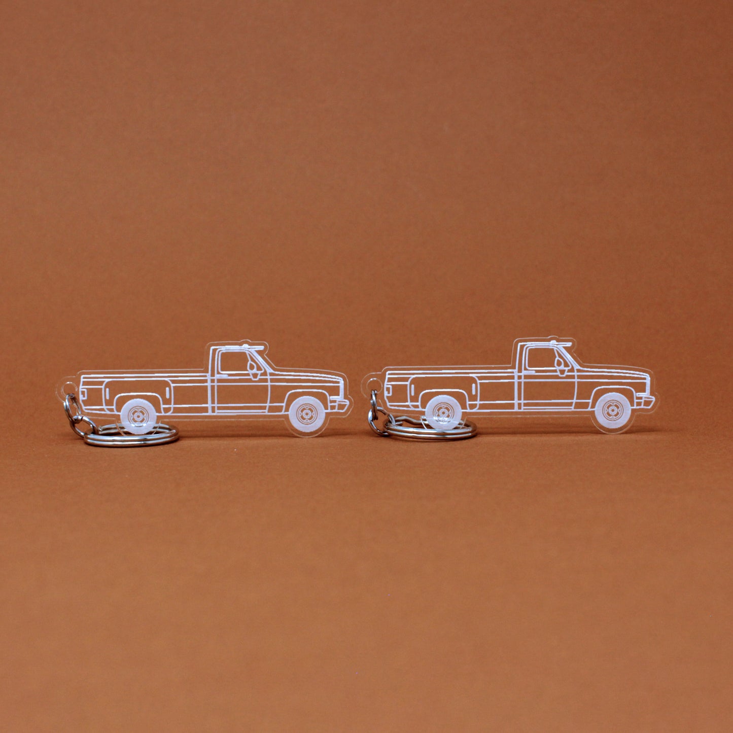 Chevrolet R30 Keychain Reg Cab Dually Dooley | 1987-1991 (1 Pair)