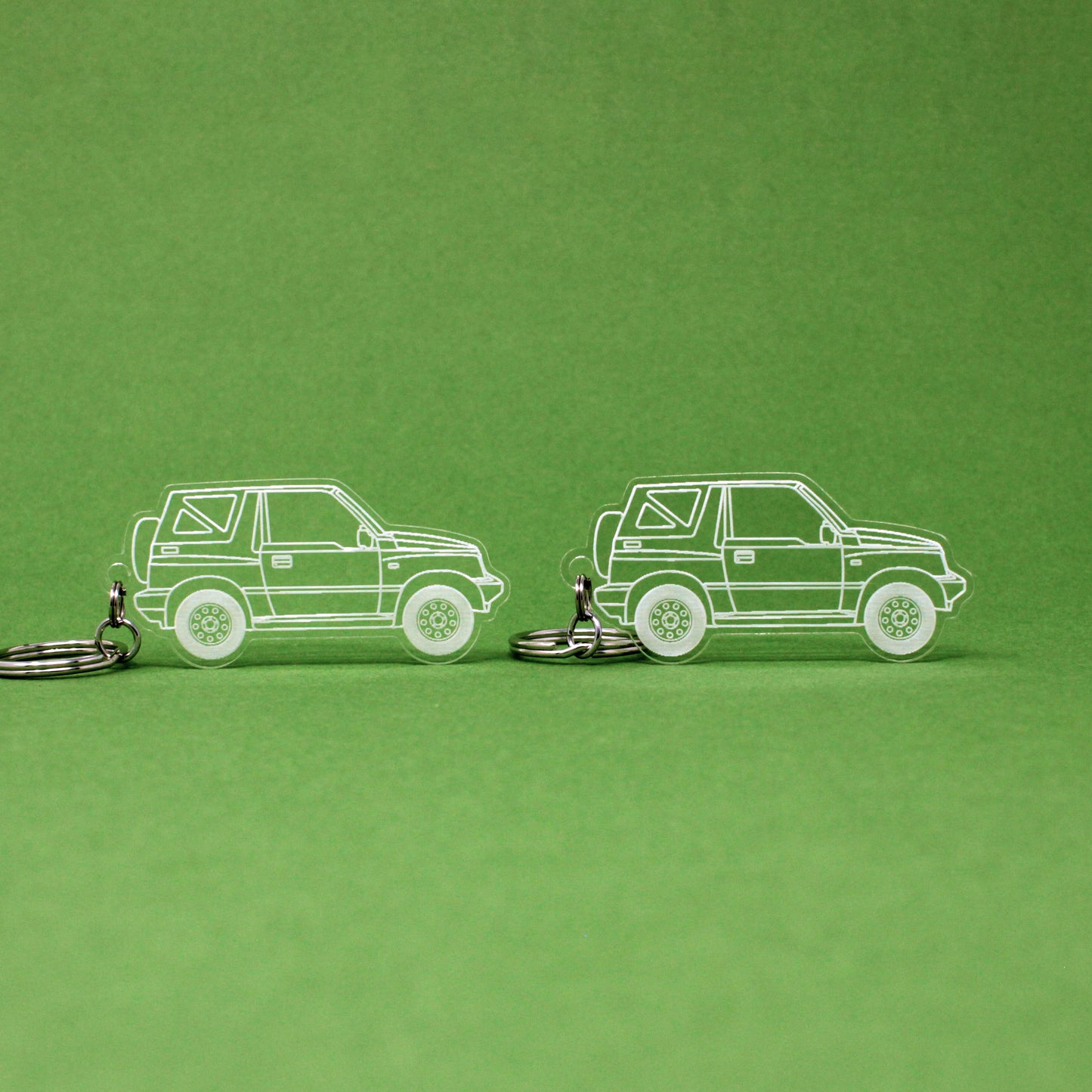 Suzuki Sidekick Keychain 1st Gen 3 Door Soft Top | 1989-1999 (1 Pair)
