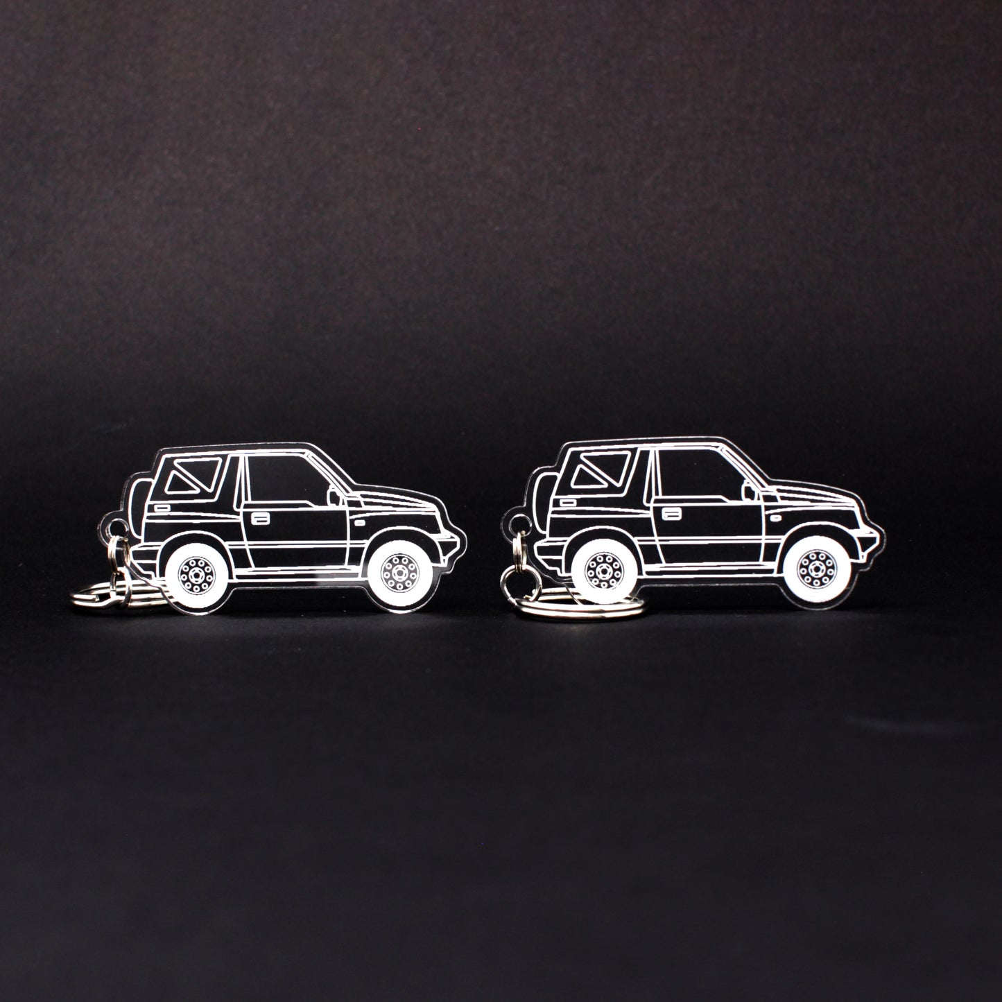 Suzuki Sidekick Keychain 1st Gen 3 Door Soft Top | 1989-1999 (1 Pair)