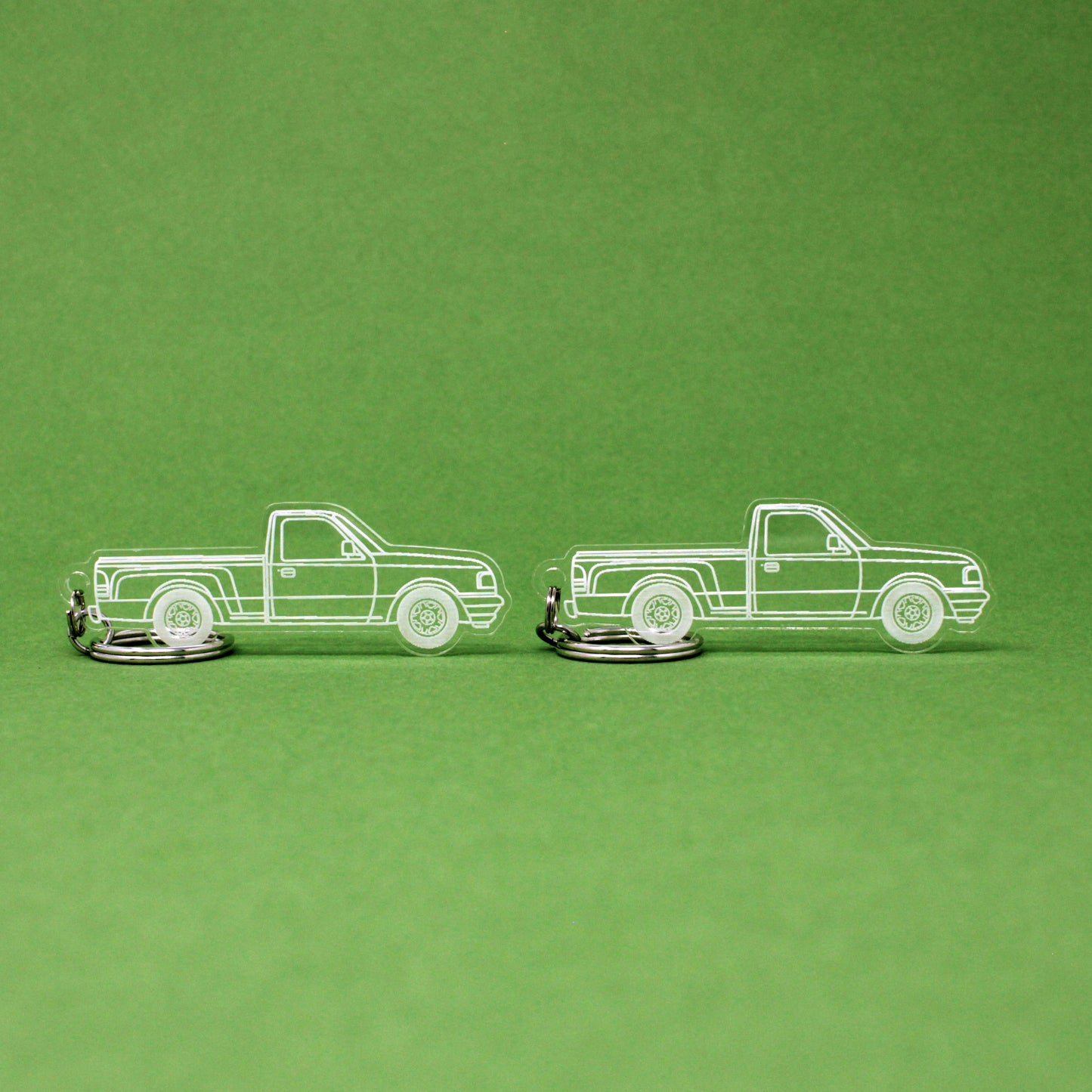 Ford Ranger Keychain 2nd Gen Splash Reg Cab Stepside Flareside | 1993-1997 (1 Pair)