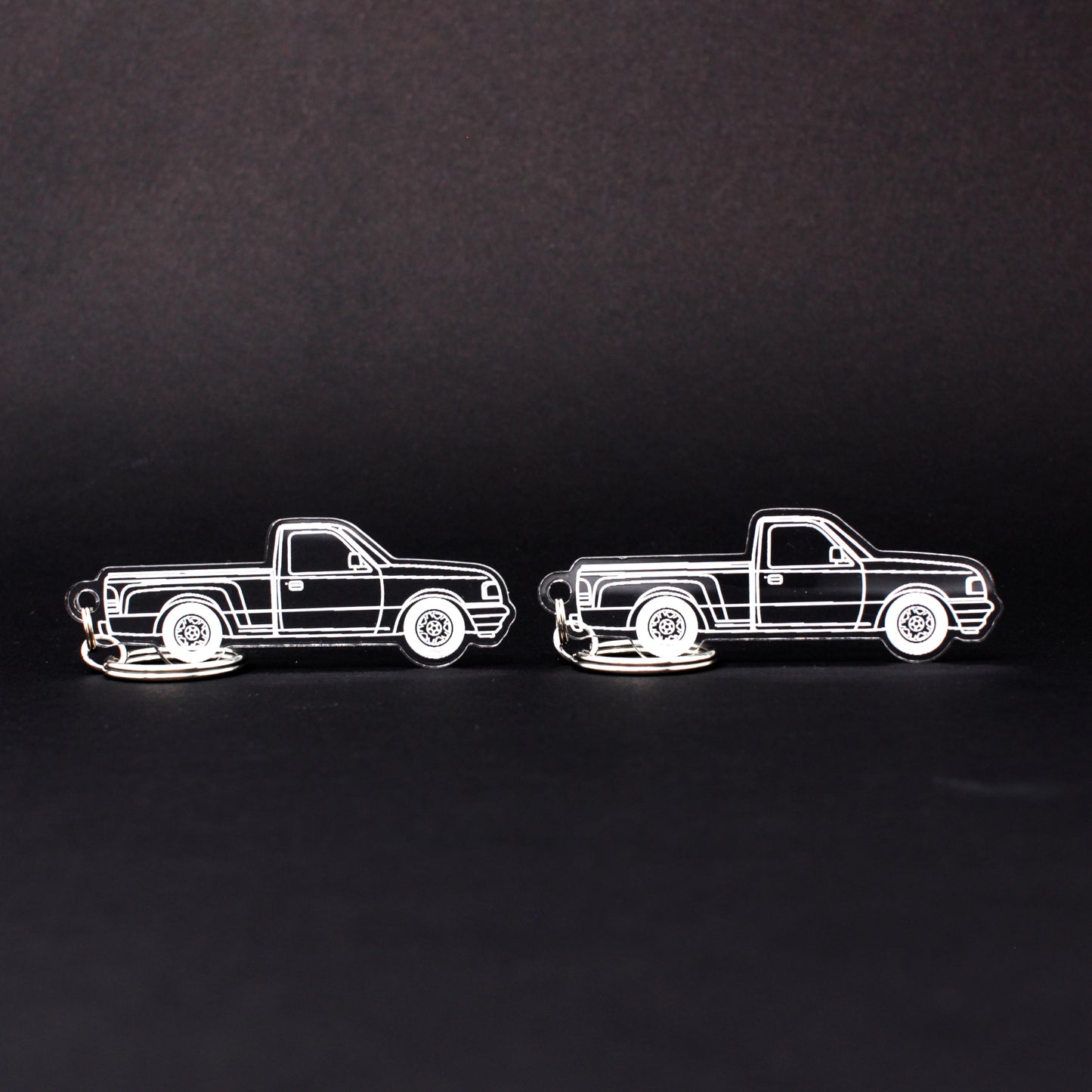 Ford Ranger Keychain 2nd Gen Splash Reg Cab Stepside Flareside | 1993-1997 (1 Pair)
