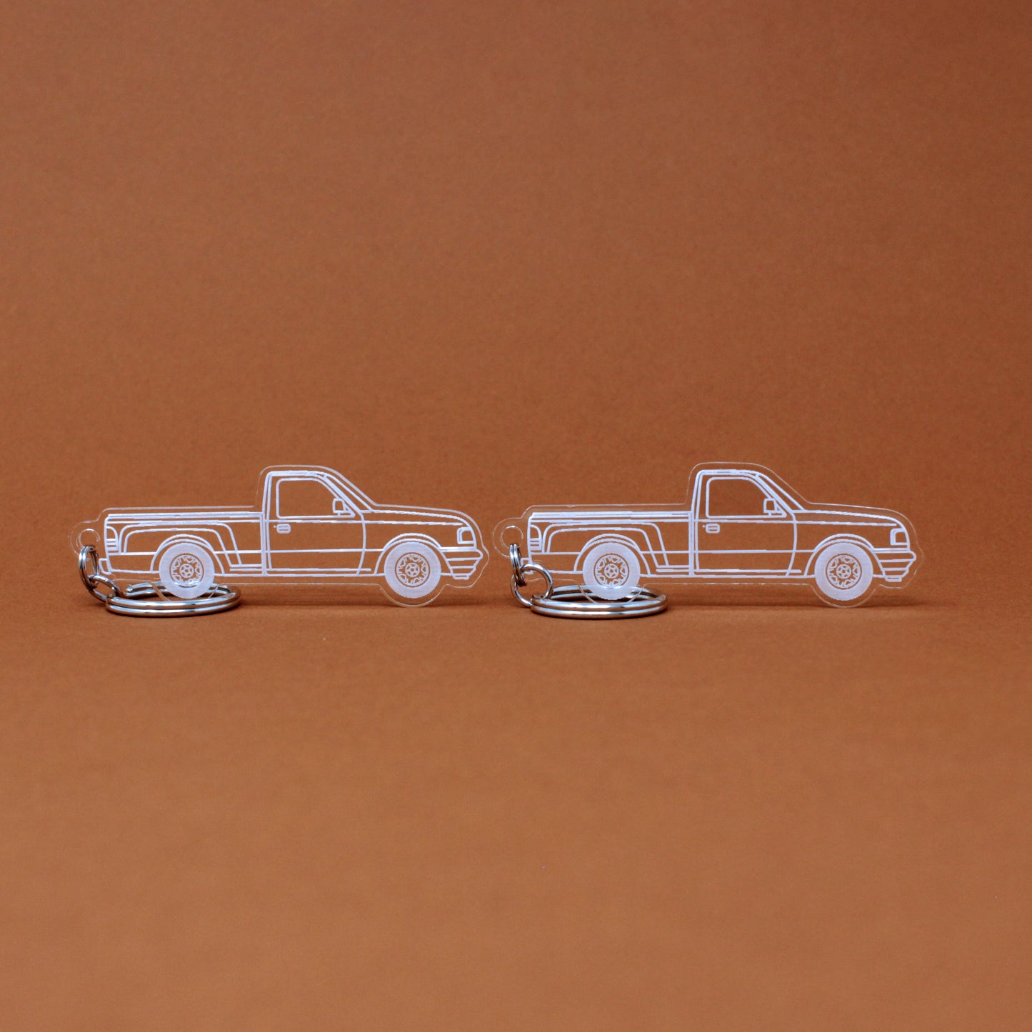 Ford Ranger Keychain 2nd Gen Splash Reg Cab Stepside Flareside | 1993-1997 (1 Pair)
