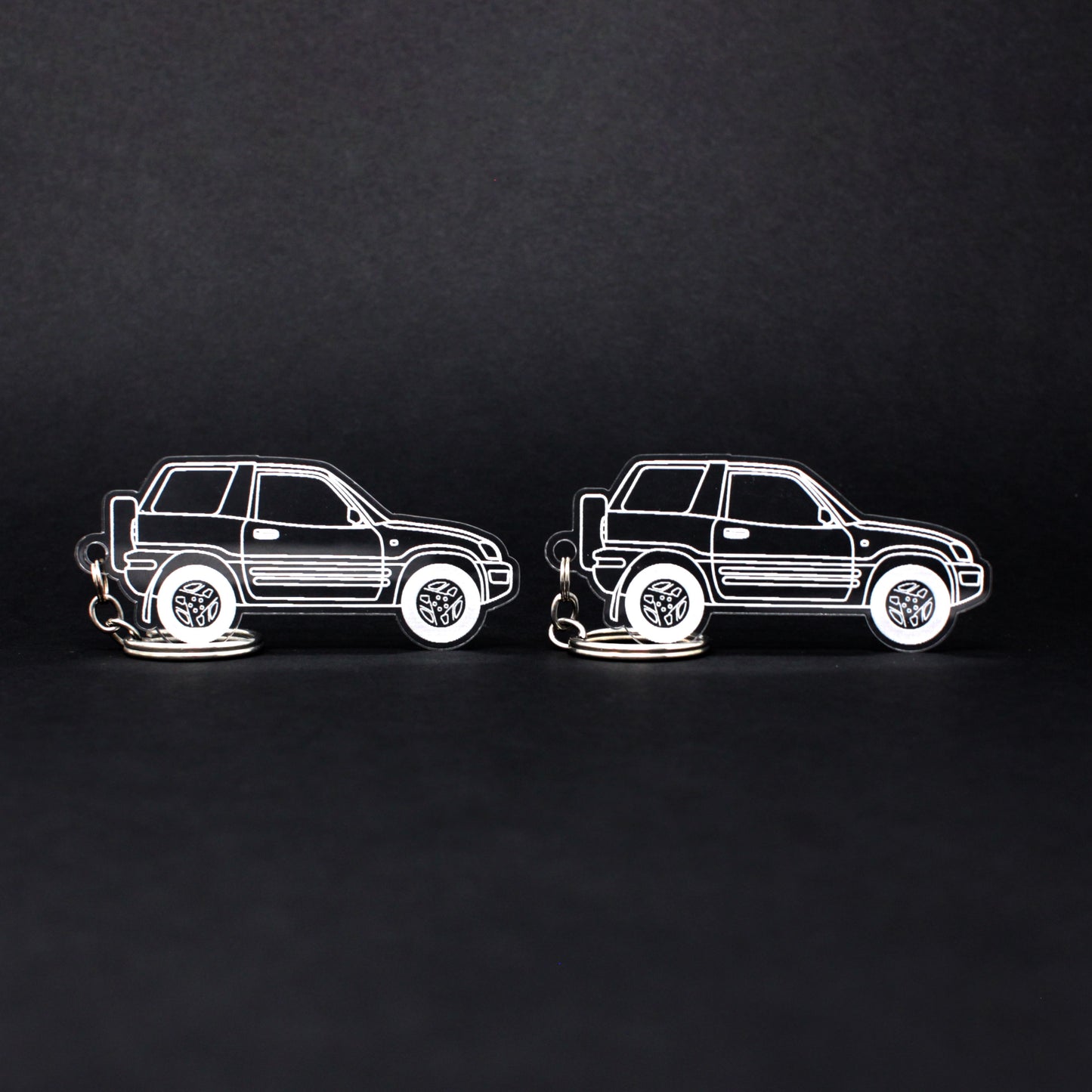 Toyota RAV4 Keychain 3 Door Hardtop 1st Gen XA10 | 1996-2000 (1 Pair)