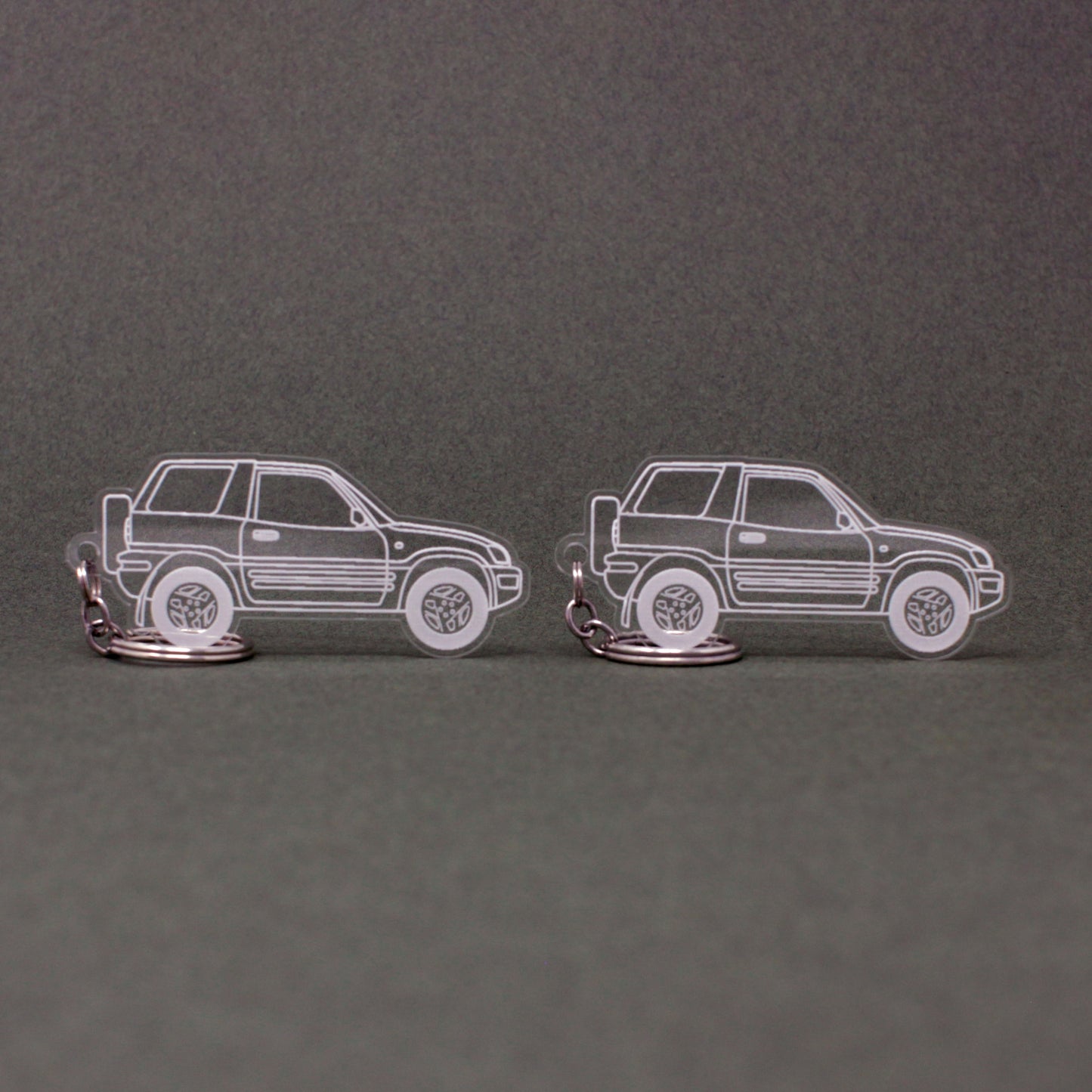 Toyota RAV4 Keychain 3 Door Hardtop 1st Gen XA10 | 1996-2000 (1 Pair)