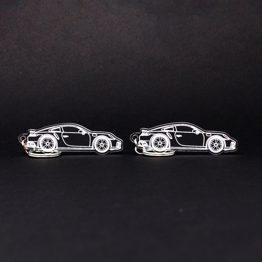 Porsche 911 Turbo Keychain 992.1 | 2020-2025 (1 Pair)