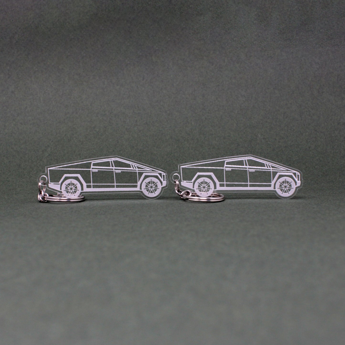 Tesla Cybertruck Keychain | 2024+ (1 Pair)