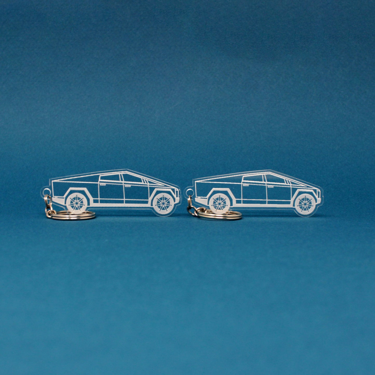 Tesla Cybertruck Keychain | 2024+ (1 Pair)