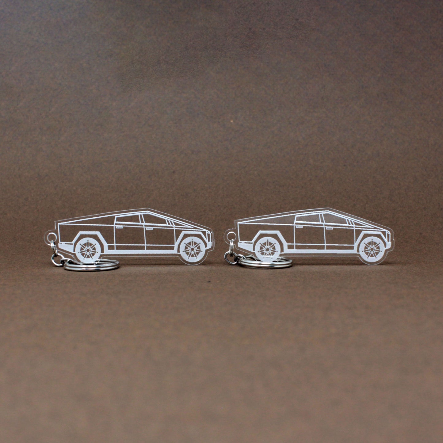 Tesla Cybertruck Keychain | 2024+ (1 Pair)
