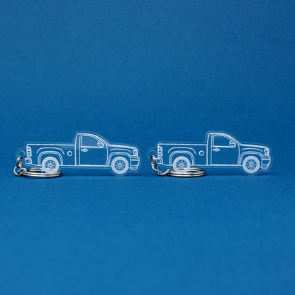 GMC Sierra 1500 Keychain 3rd Gen Reg Cab Short Box | 2007-2013