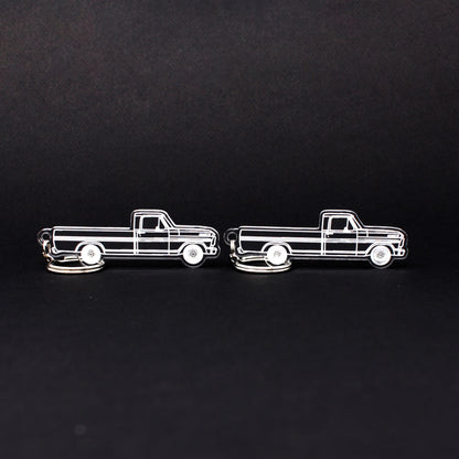 Ford F-100 Keychain 5th Gen Reg Cab Long Bed | 1967-1969