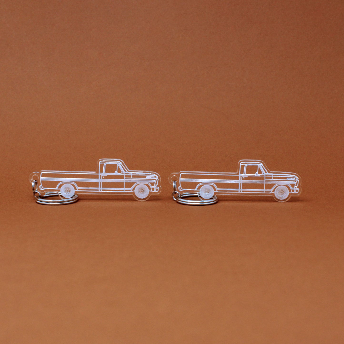 Ford F-100 Keychain 5th Gen Reg Cab Long Bed | 1967-1969