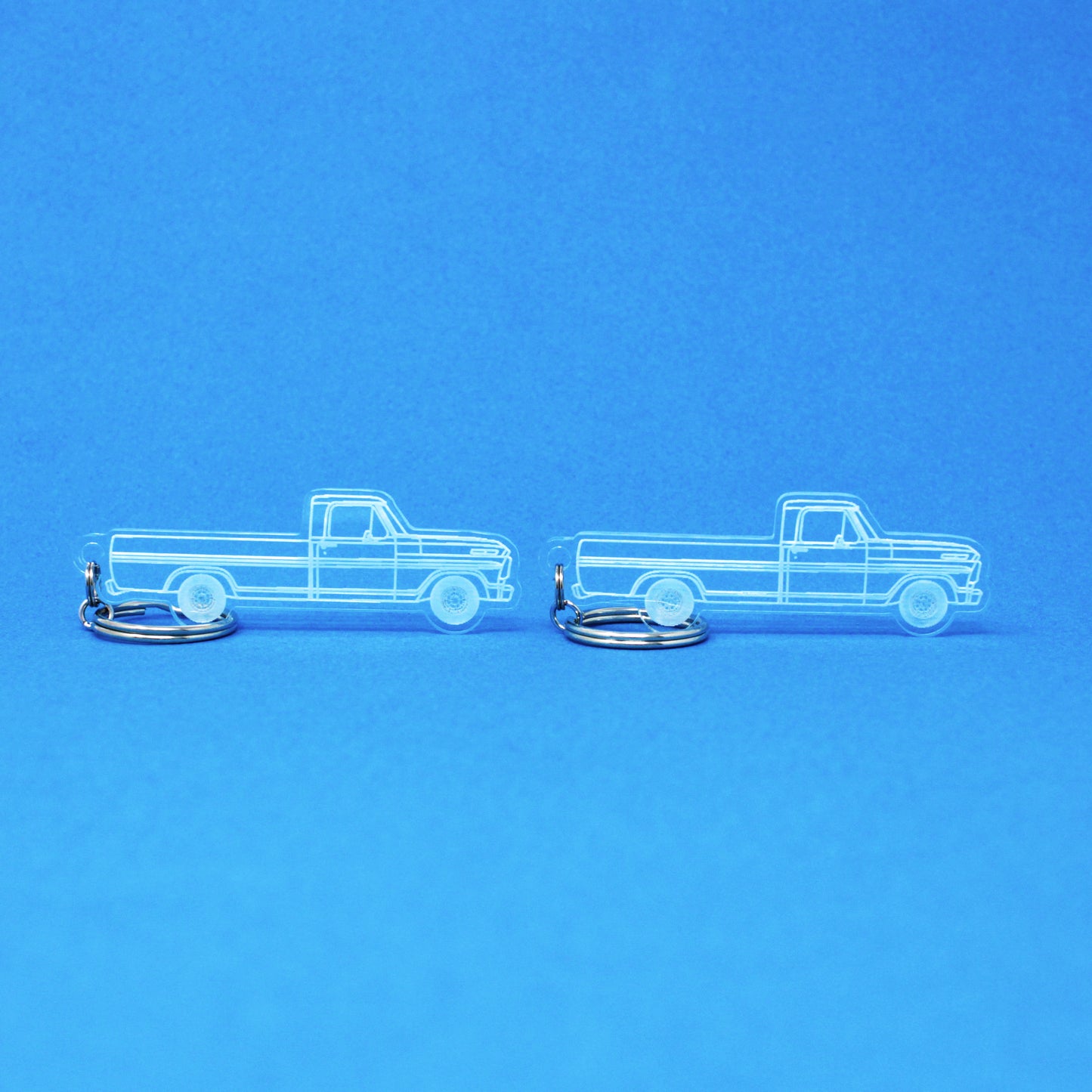 Ford F-100 Keychain 5th Gen Reg Cab Long Bed | 1967-1969