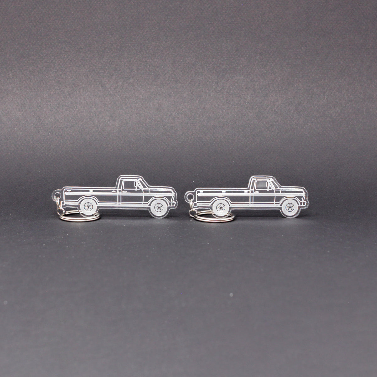 Ford F-250 Keychain 6th Gen Reg Cab Long Box | 1973-1979