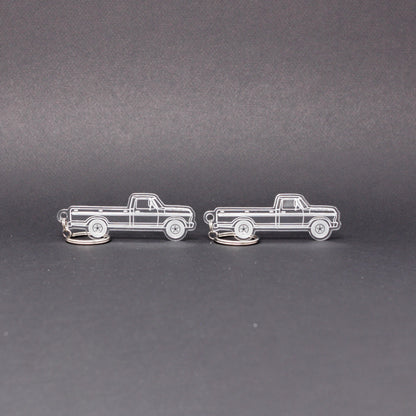 Ford F-250 Keychain 6th Gen Reg Cab Long Box | 1973-1979