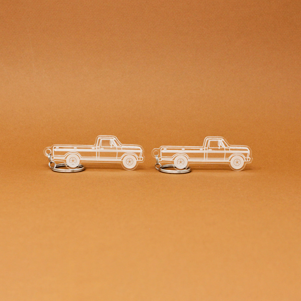 Ford F-250 Keychain 6th Gen Reg Cab Long Box | 1973-1979