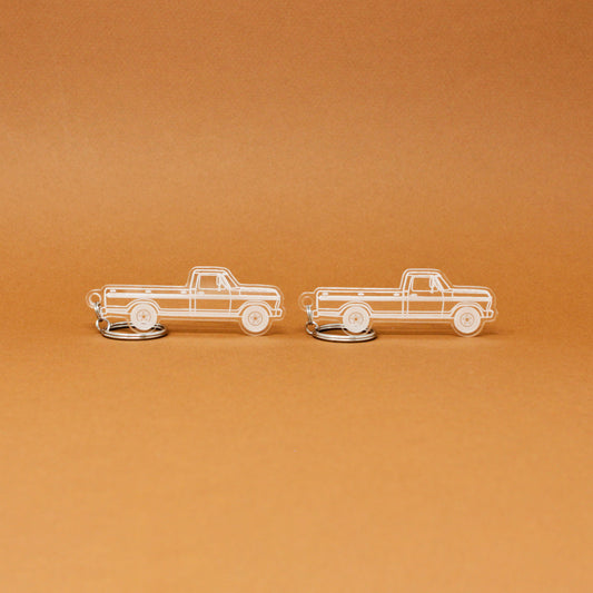 Ford F-250 Keychain 6th Gen Reg Cab Long Box | 1973-1979