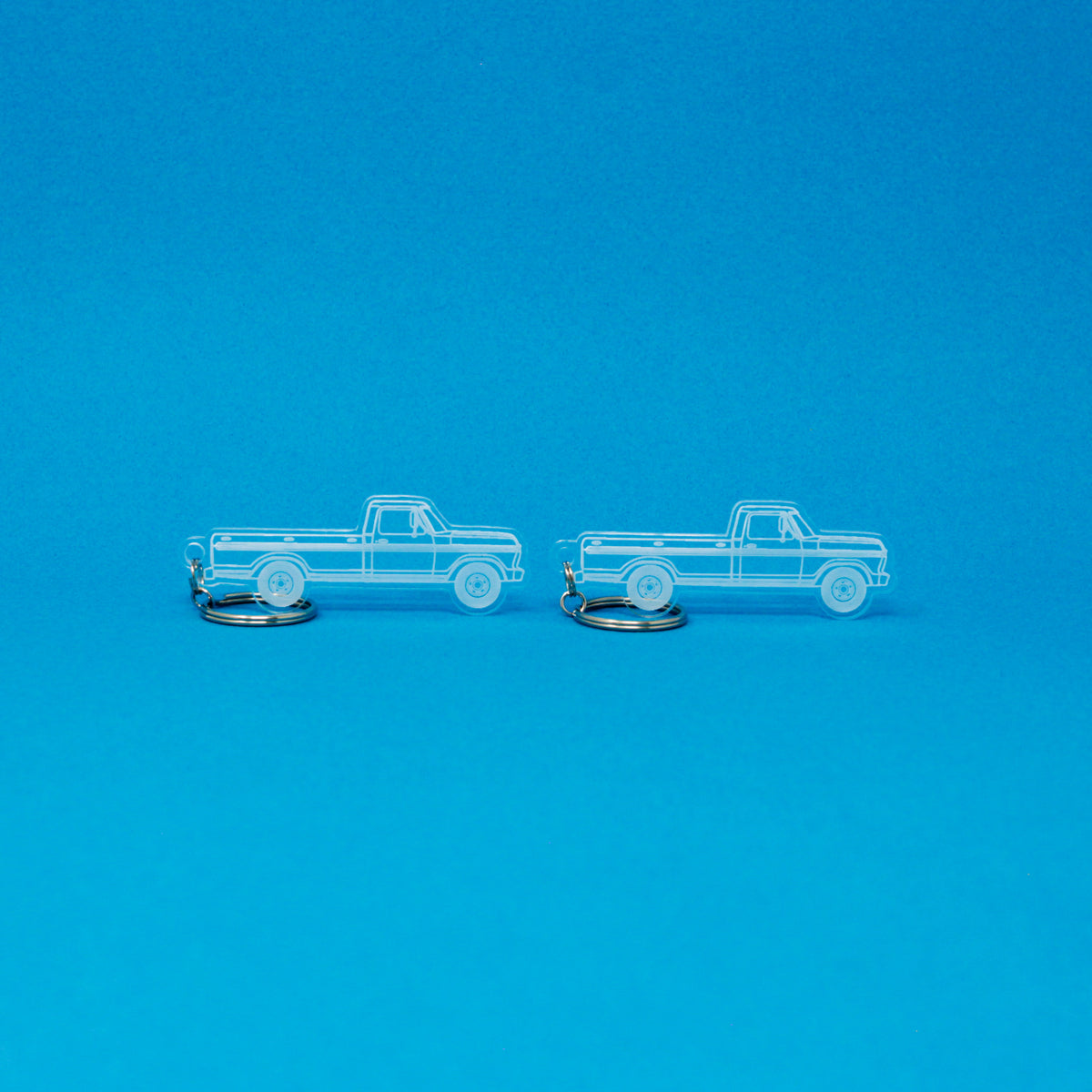Ford F-250 Keychain 6th Gen Reg Cab Long Box | 1973-1979